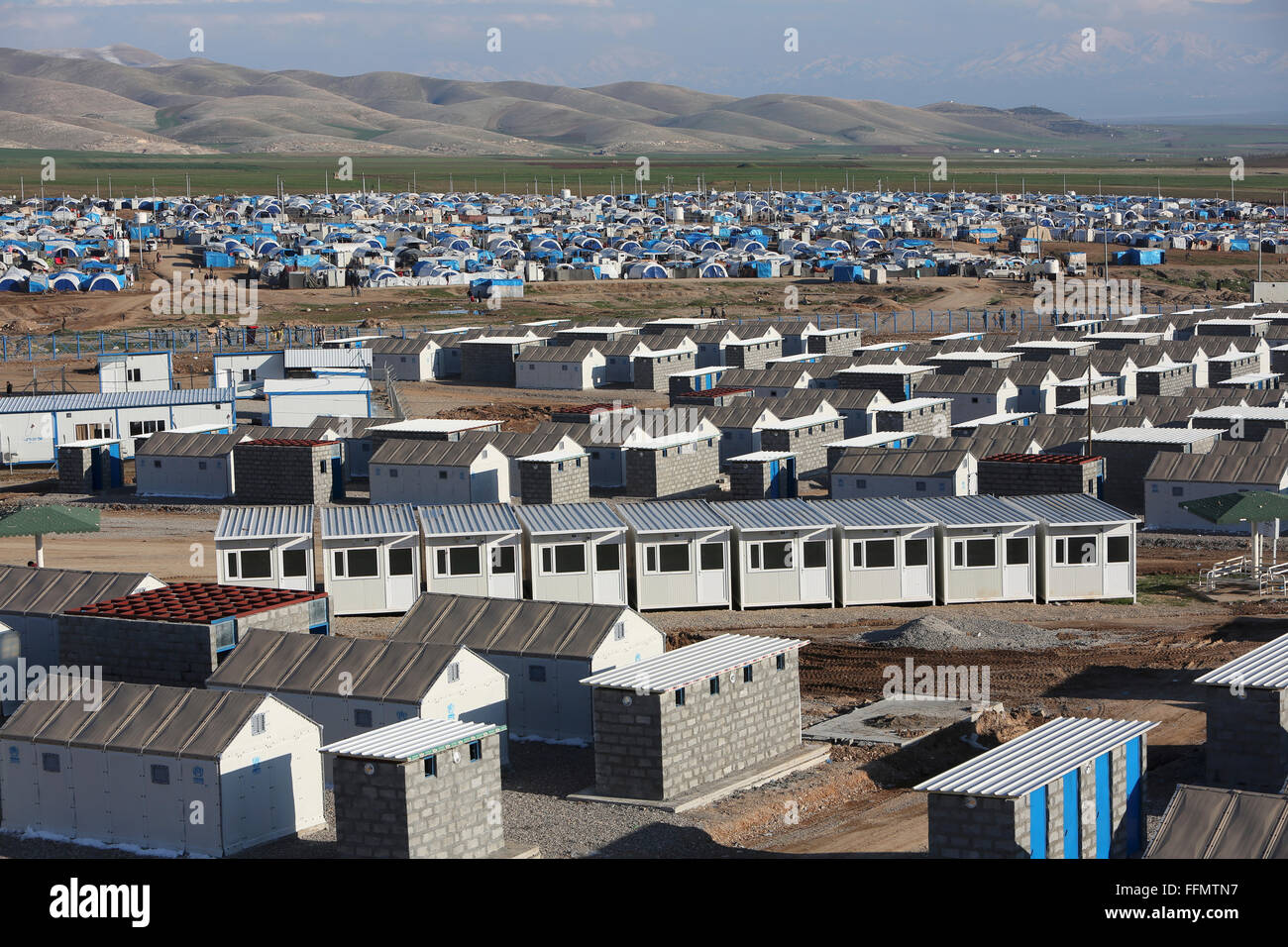 refugee camp in Northern Iraq Stock Photo - Alamy