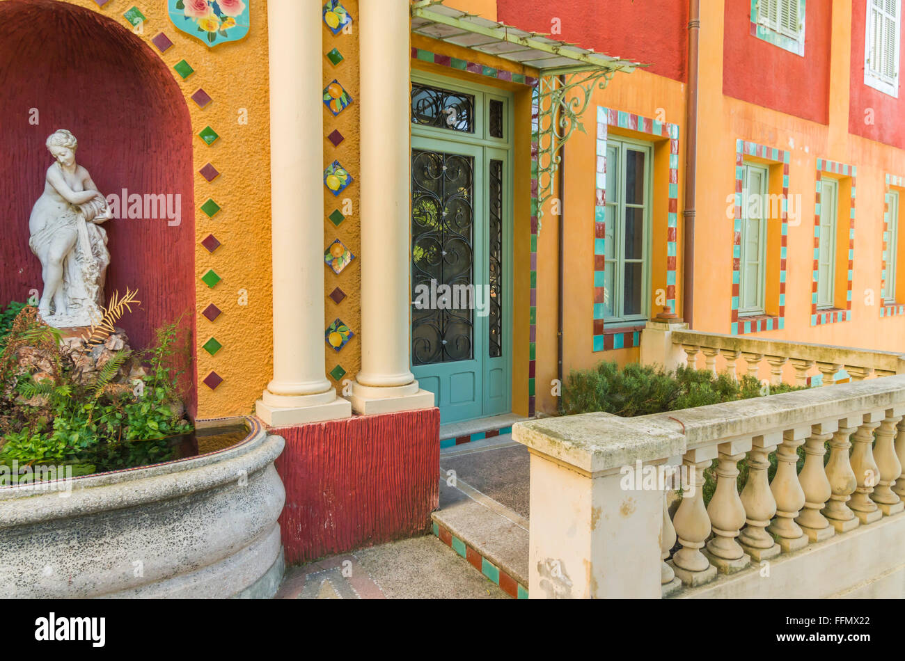 Fontana Rosa garden, Menton, PACA, France Stock Photo Alamy