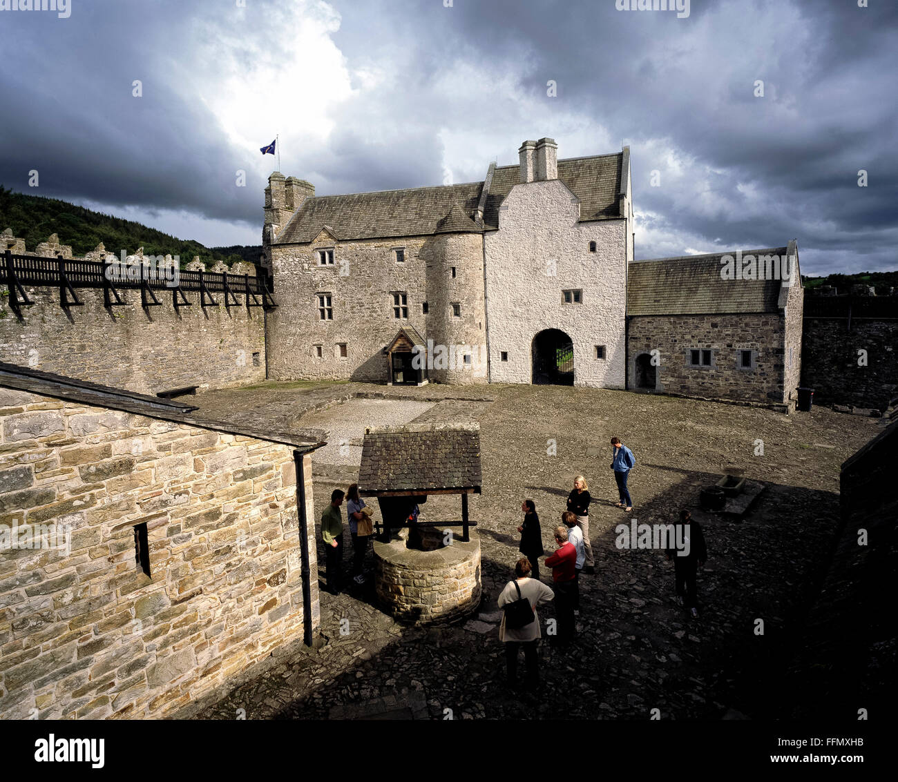 Parkes Castle Lough Gill Sligo Ireland Stock Photo