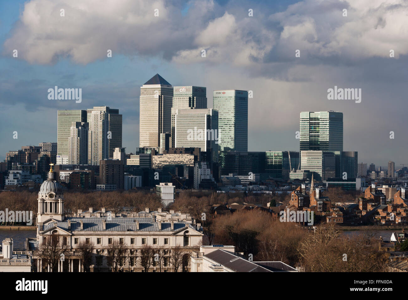 Canary Wharf Financial Centre London England Stock Photo - Alamy