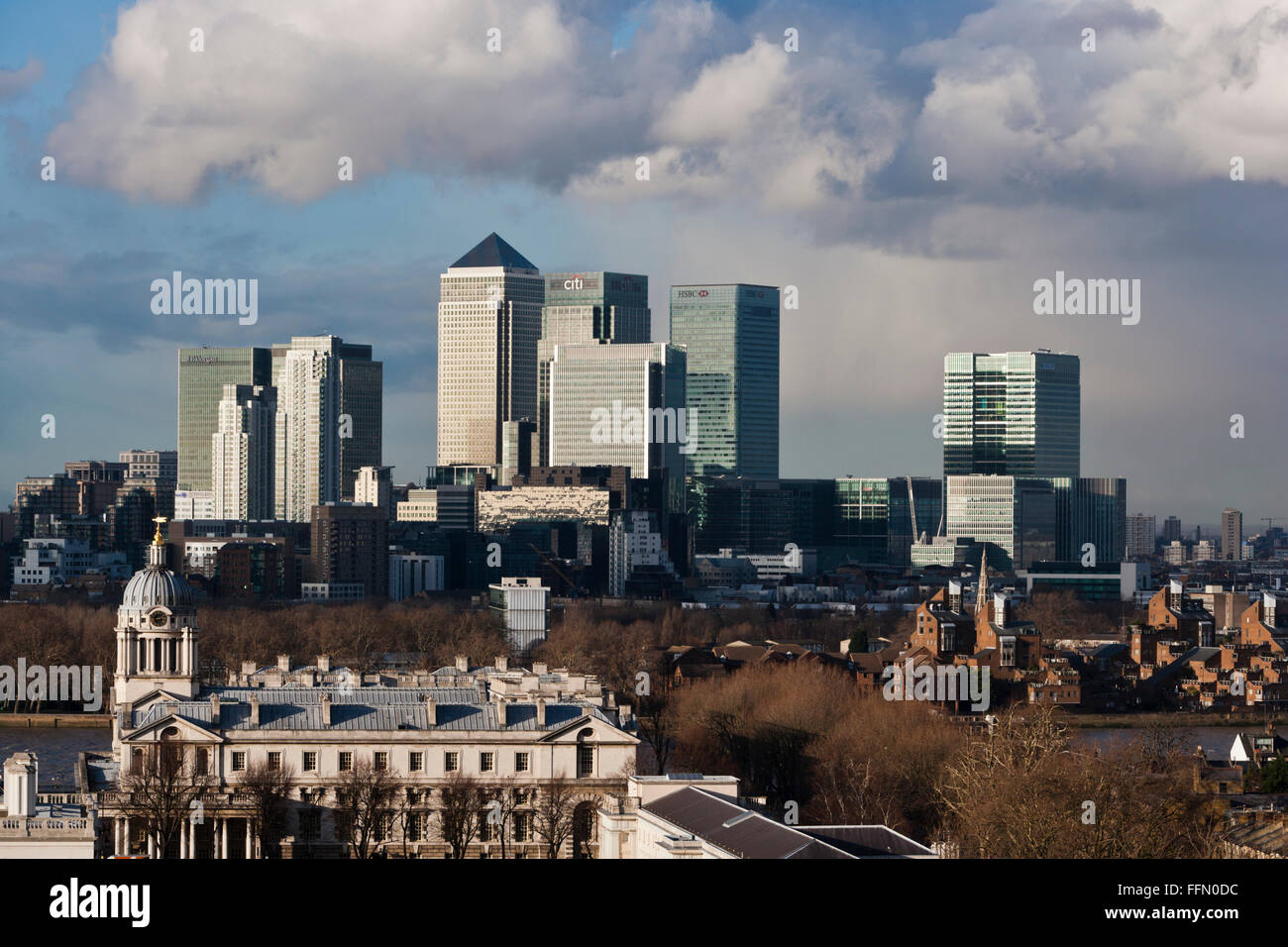 Canary Wharf Financial Centre London England Stock Photo - Alamy