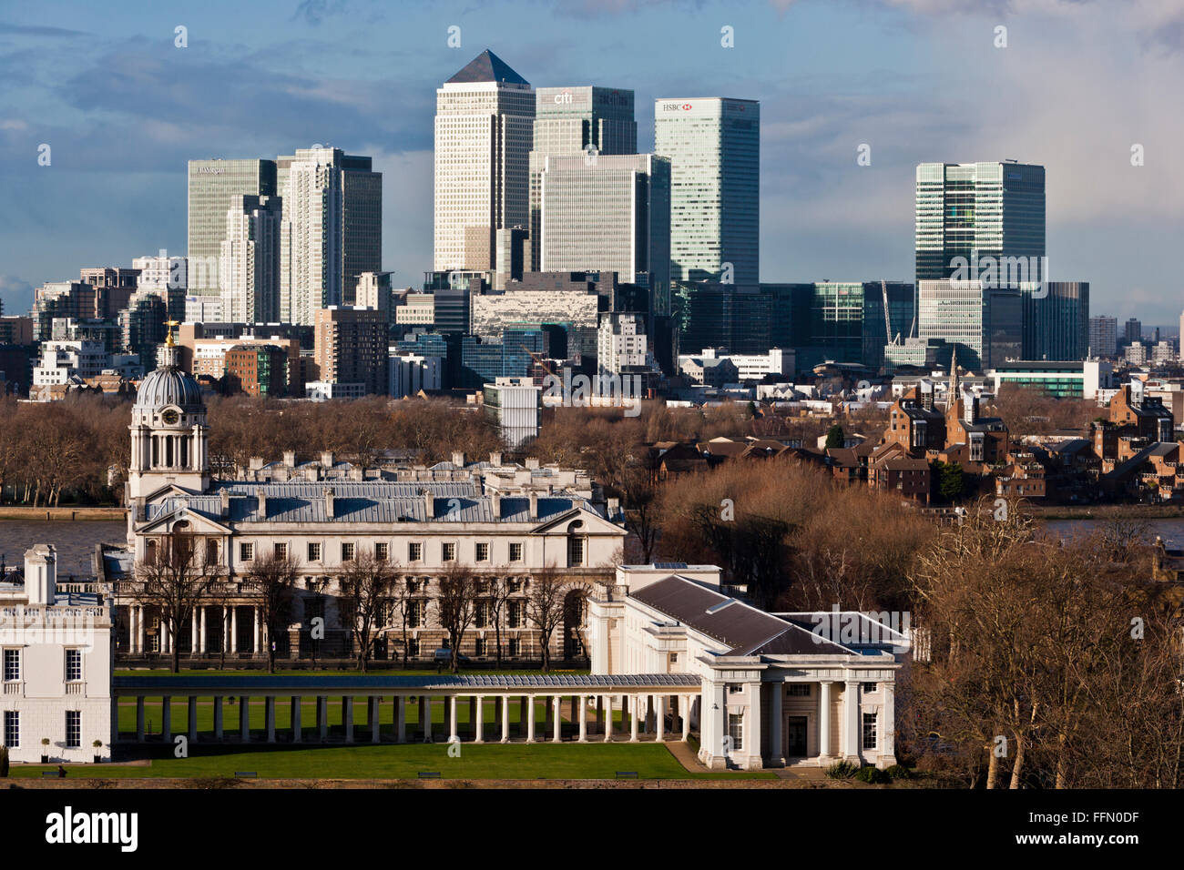 Canary Wharf Financial Centre London England Stock Photo - Alamy