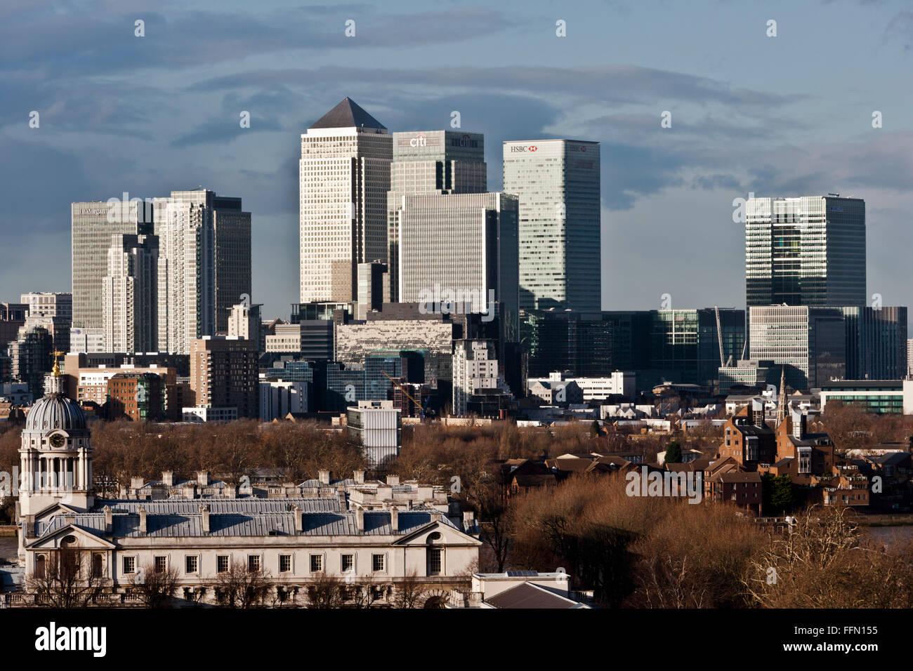 Canary Wharf Financial Centre London England Stock Photo - Alamy