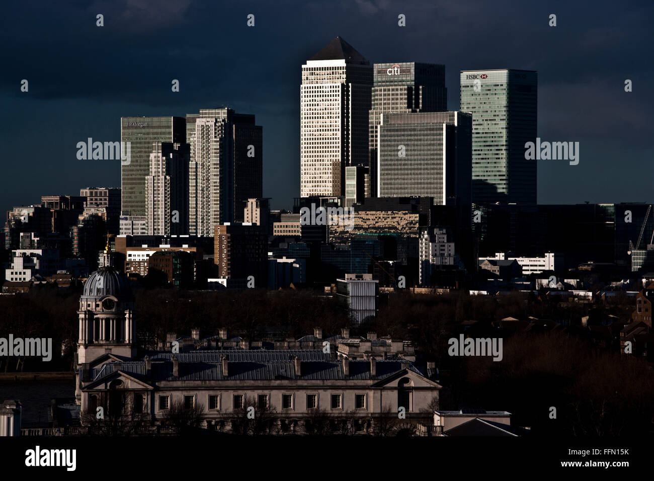 Canary Wharf Financial Centre London England Stock Photo - Alamy