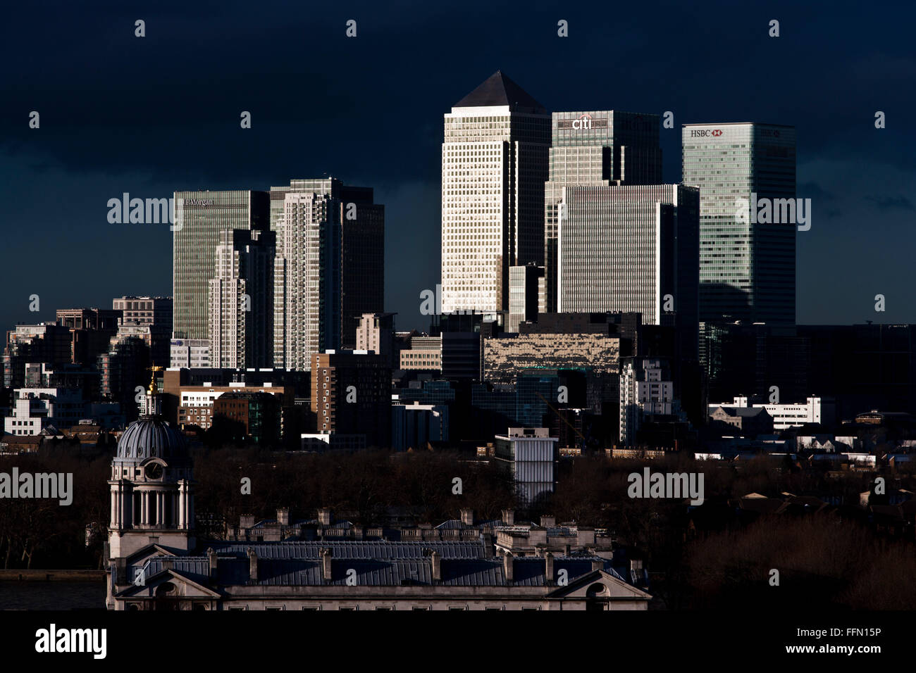 Canary Wharf Financial Centre London England Stock Photo - Alamy