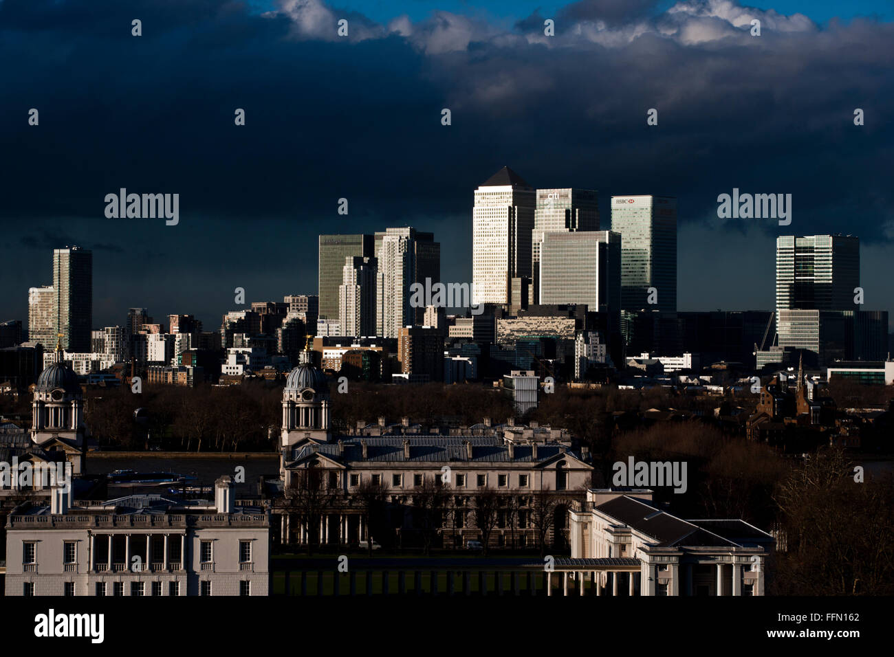 Canary Wharf Financial Centre London England Stock Photo - Alamy