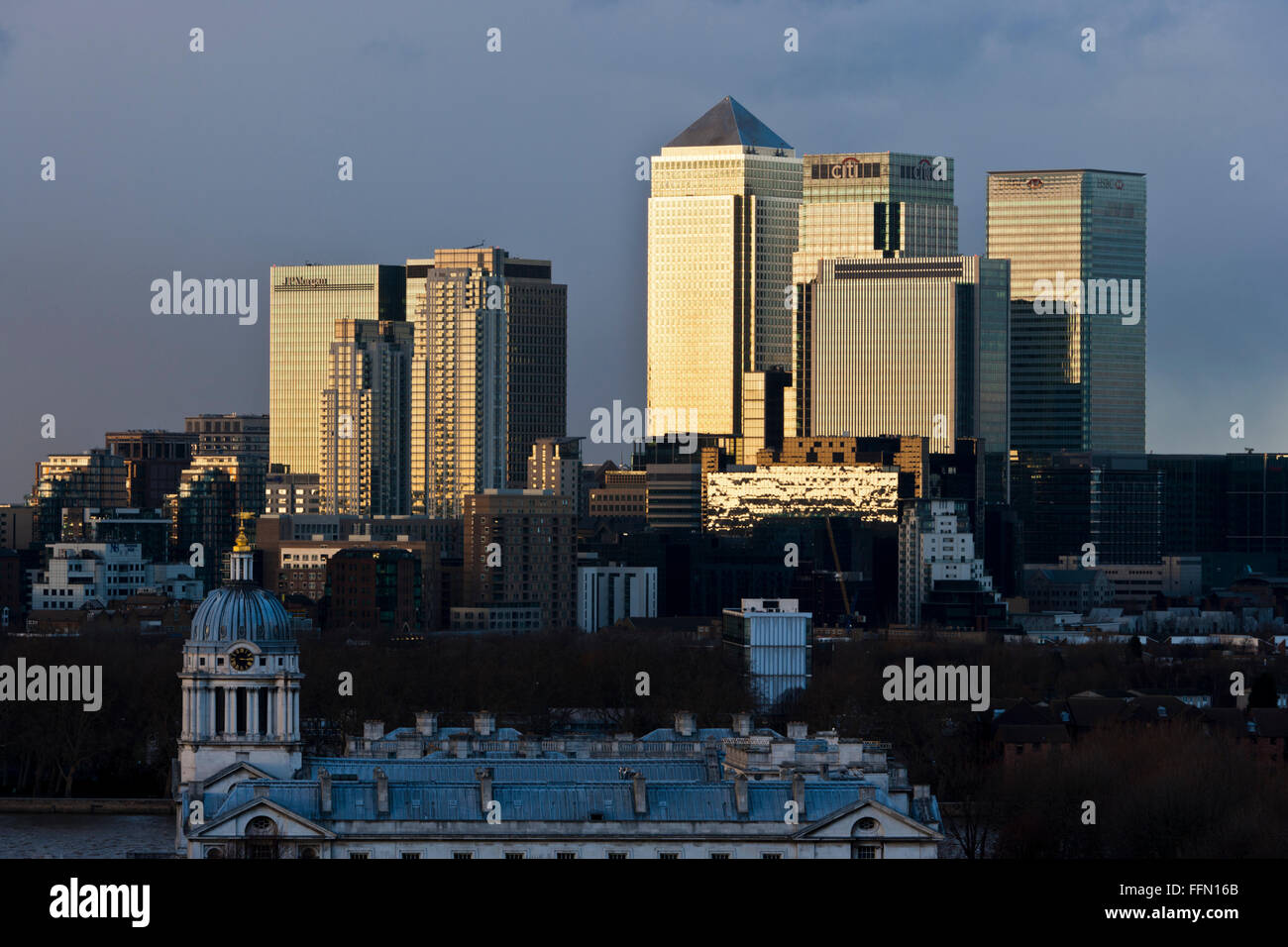 Canary Wharf Financial Centre London England Stock Photo - Alamy