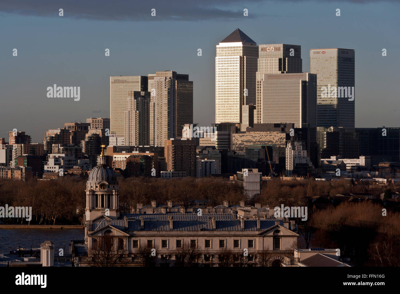Canary Wharf Financial Centre London England Stock Photo - Alamy