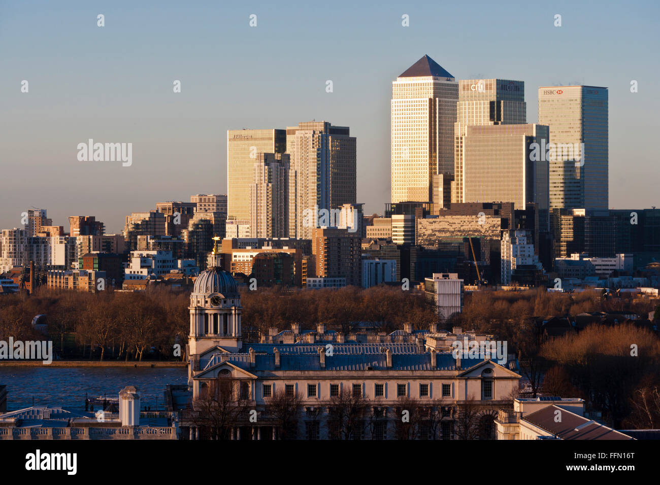 Canary Wharf Financial Centre London England Stock Photo - Alamy