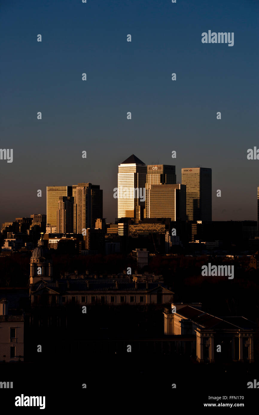 Canary Wharf Financial Centre London England Stock Photo - Alamy