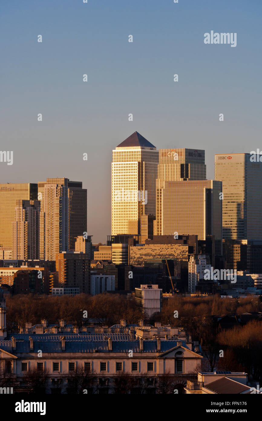 Canary Wharf Financial Centre London England Stock Photo - Alamy