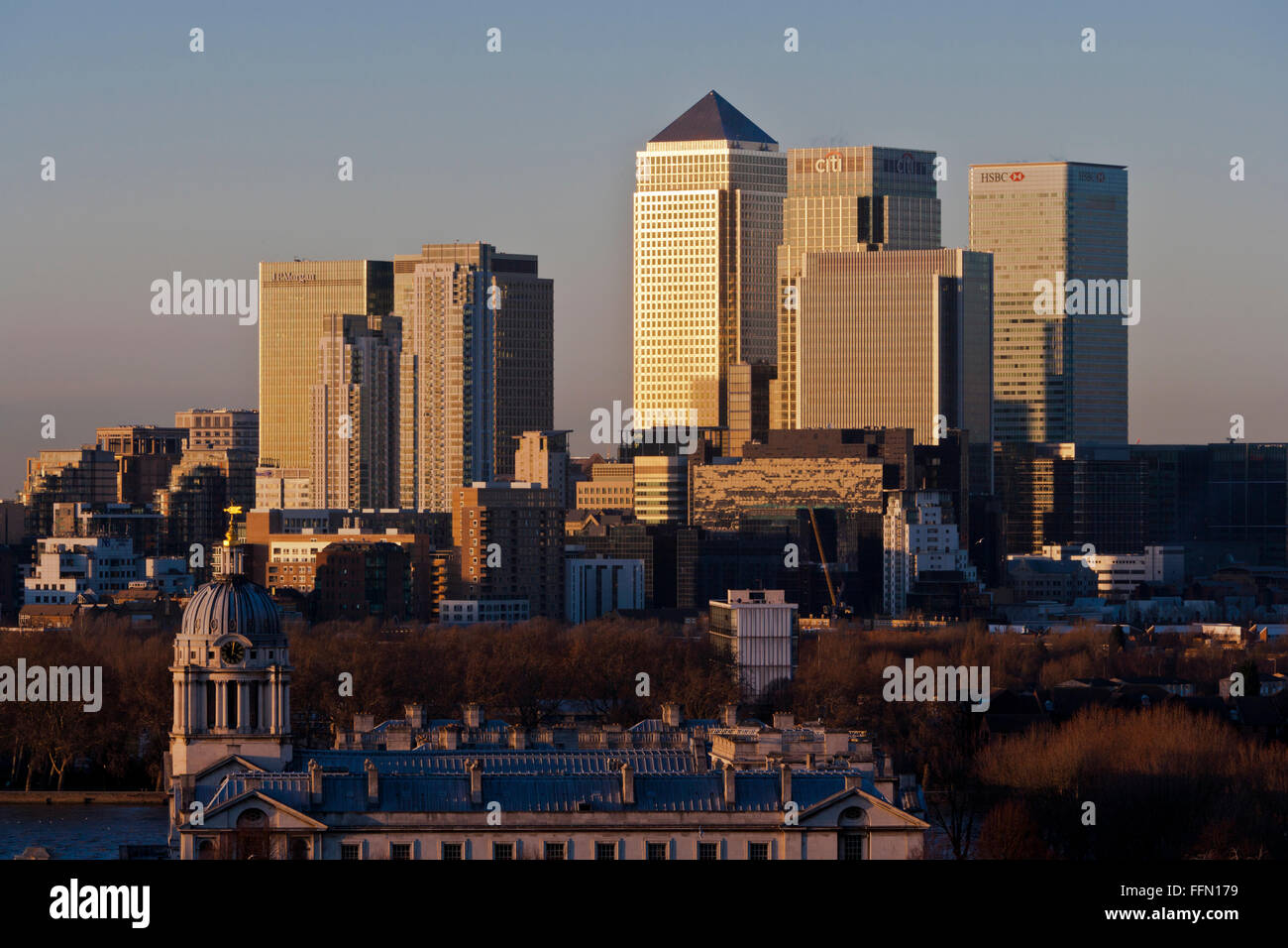 Canary Wharf Financial Centre London England Stock Photo - Alamy