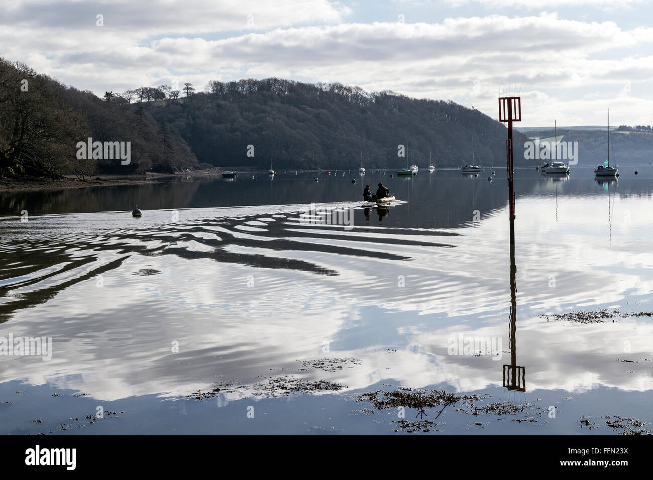 River Dart at Stoke Gabriel,Devon.Dittisham,Stoke Gabriel is a village