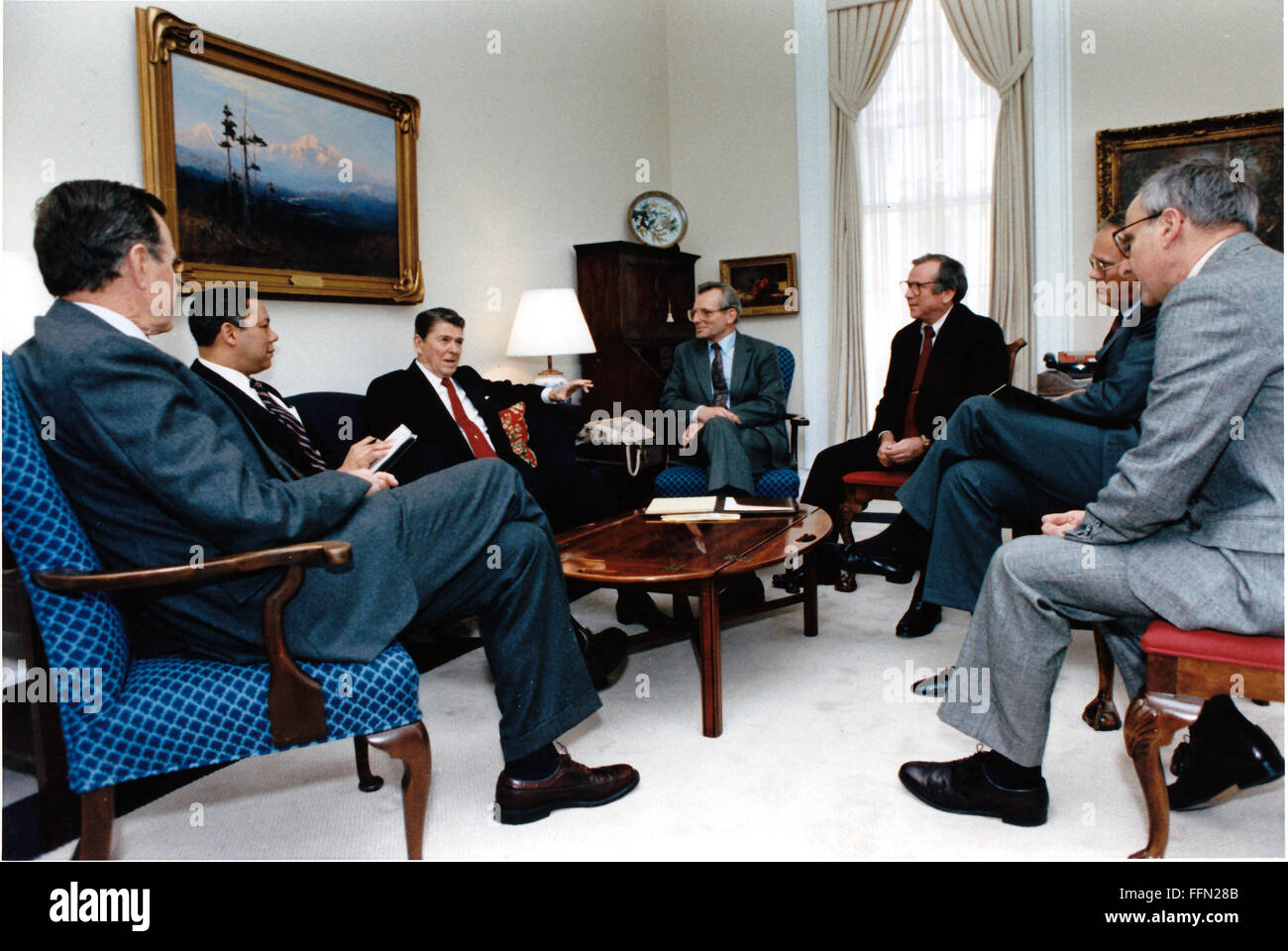 George W Bush Cabinet Members Stock Photos & George W Bush ...