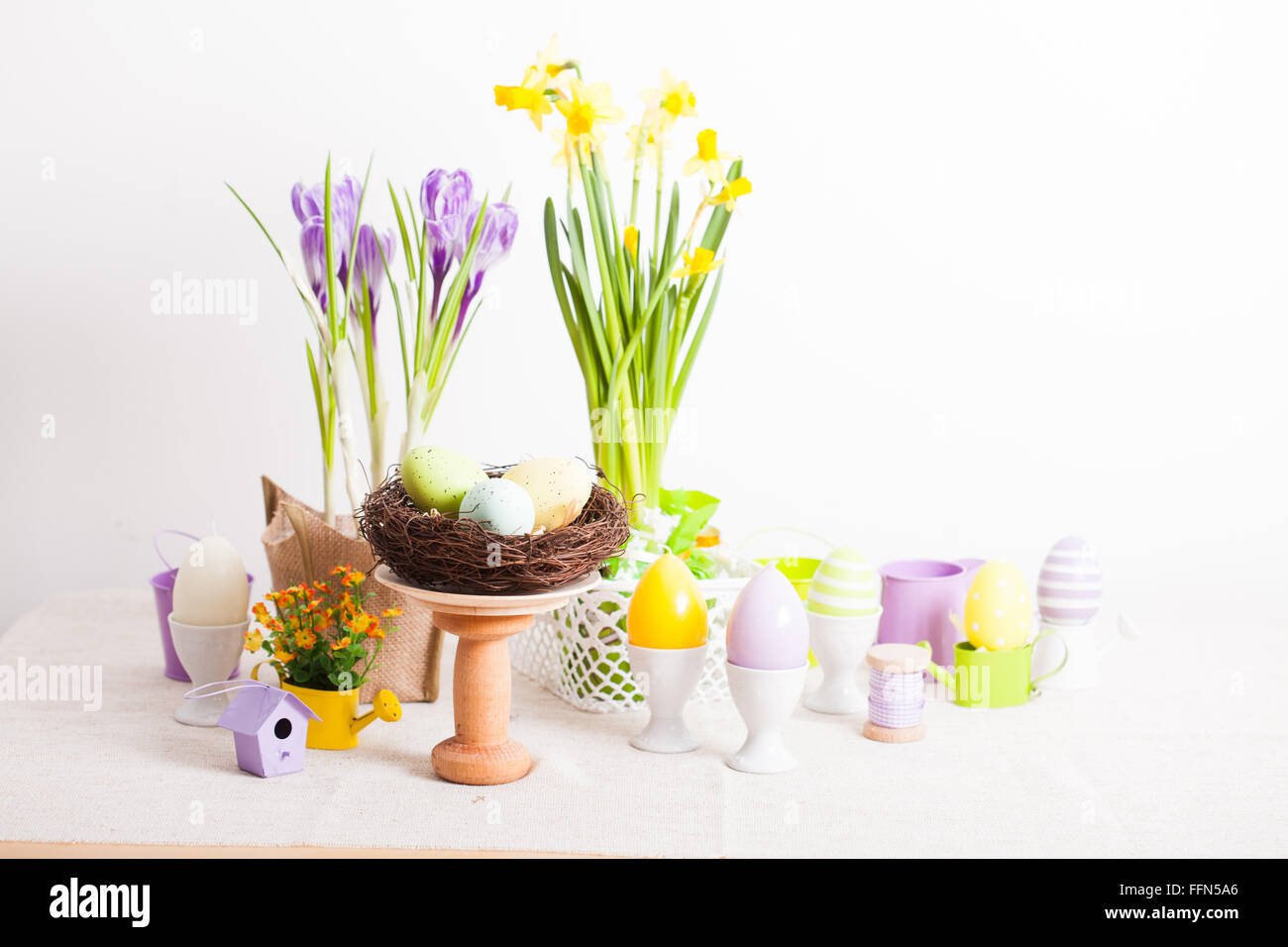 The Easter decorations Stock Photo - Alamy