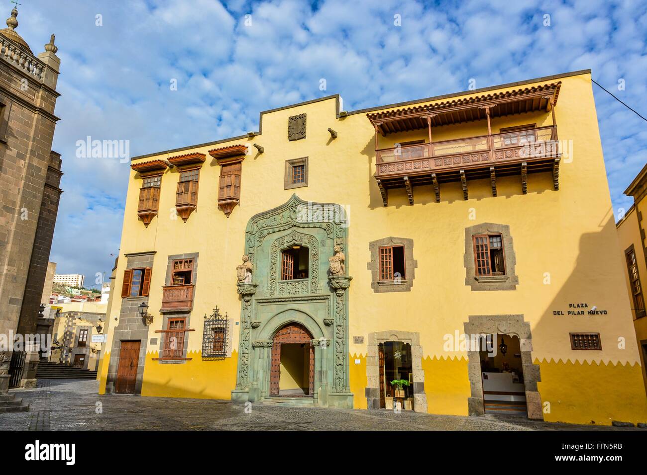 Casa de Colon (The house of Christopher Columbus), Las Palmas, Gran Canaria, Spain Stock Photo