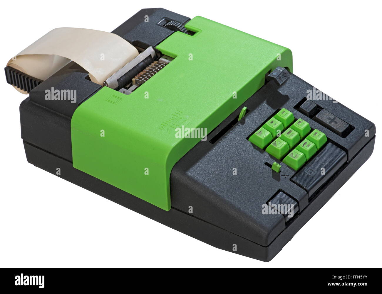 computer / electronics, computer, calculating machine Olivetti Summa 19,  with integrated printer, design Ettore Sottsass and Hans von Klier, Italy,  1969, Additional-Rights-Clearences-Not Available Stock Photo - Alamy