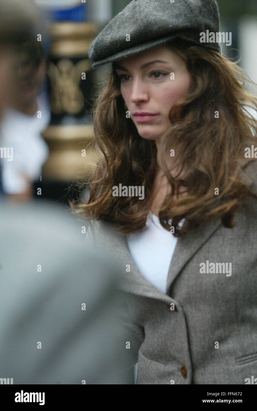 Kelly Brook buys dance clothes in Dance shop Freed of London st martins