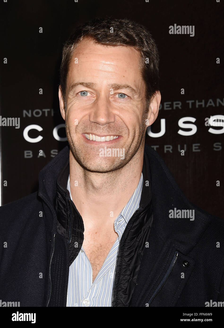Actor Colin Ferguson attends the screening of Columbia Pictures' 'Concussion' at the Regency Village Theater on November 23, 2015 in Westwood, California., Stock Photo