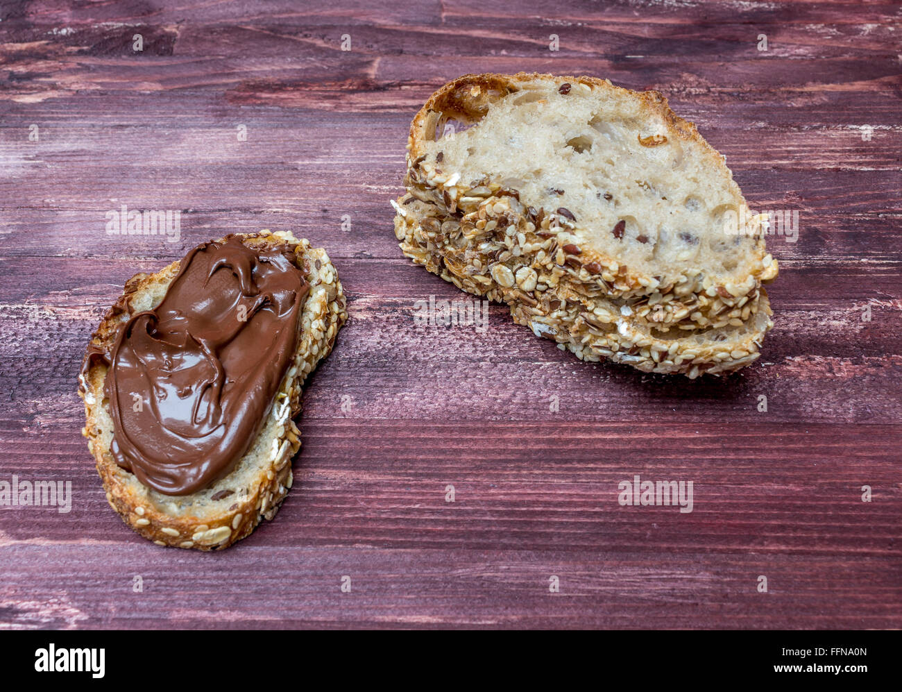 Chocolate hazelnut cream spread Stock Photo Alamy