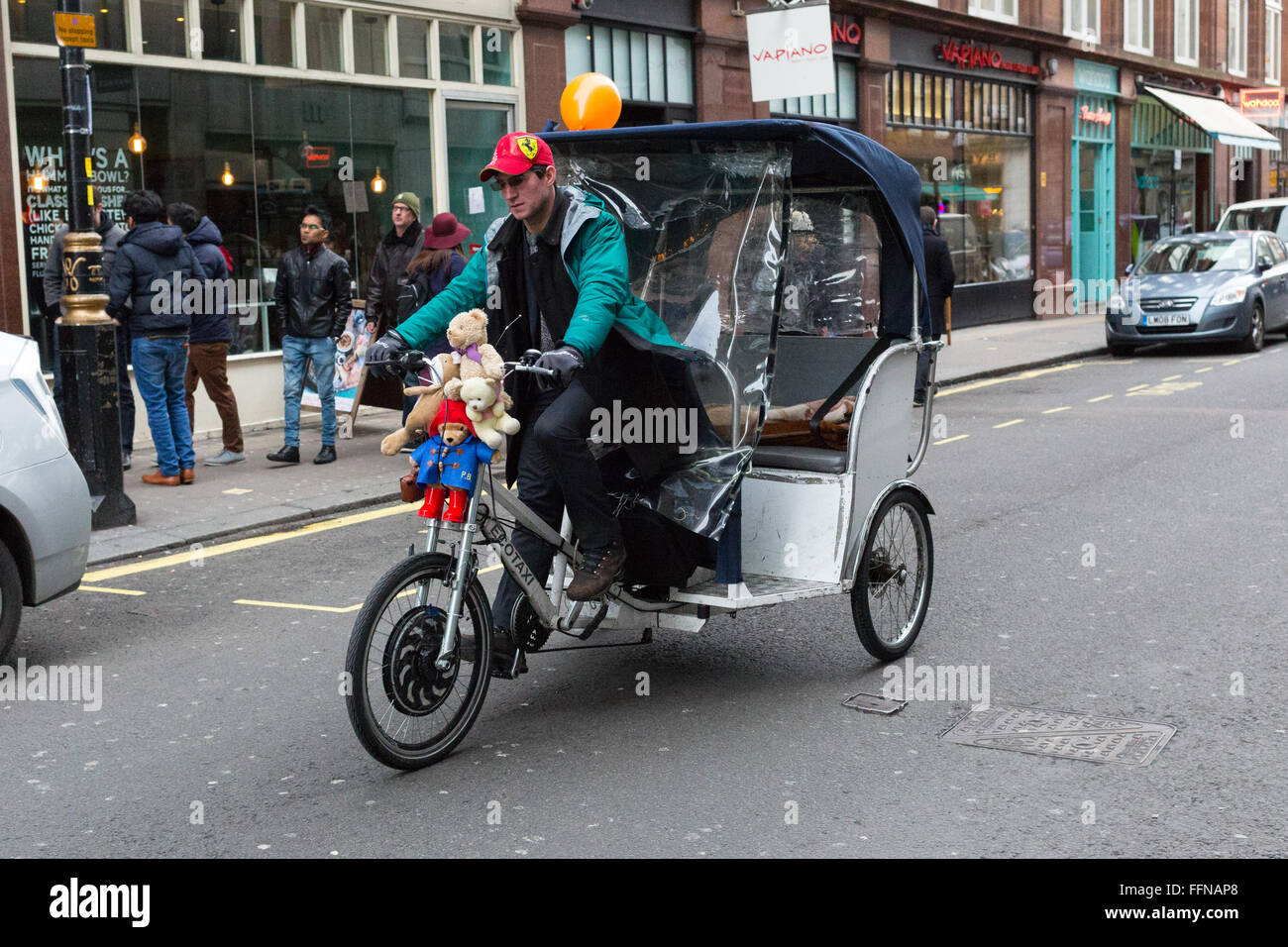 The Rickshaw Rider Rickshaw rider London Stock Photo - Alamy