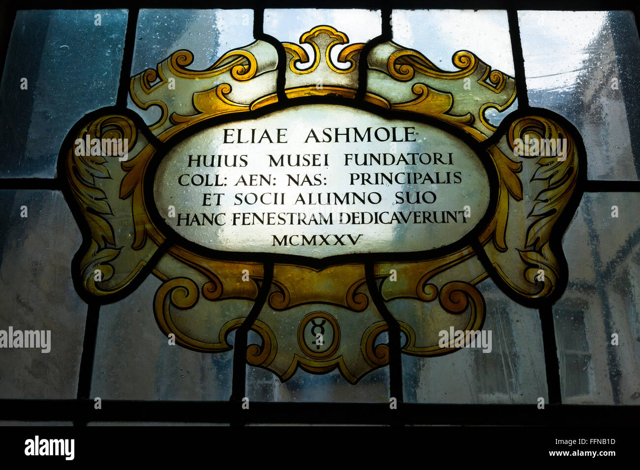 Elias Ashmole – stained glass window at Museum of the History of ...