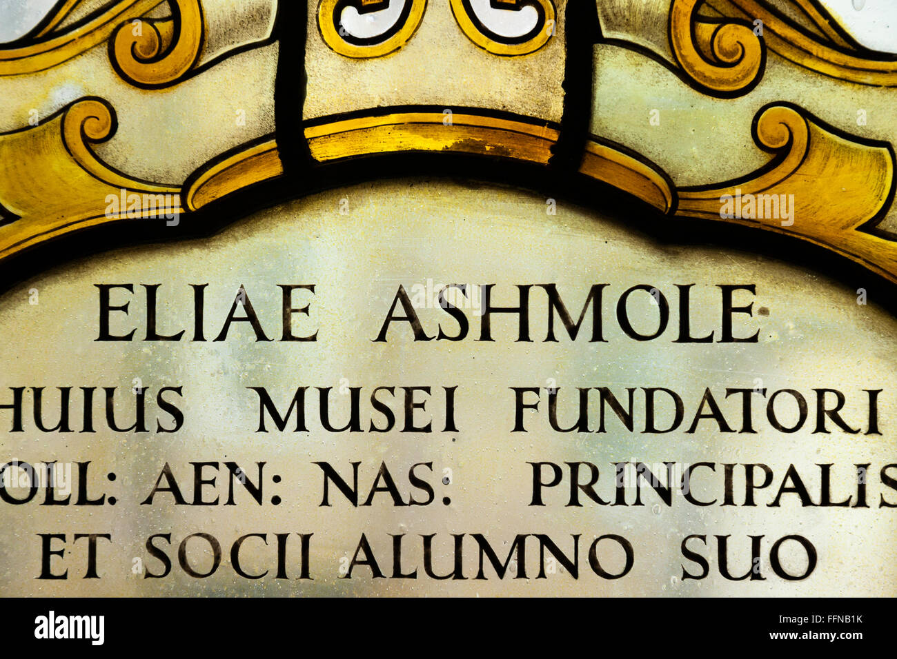 Elias Ashmole – stained glass window at Museum of the History of ...