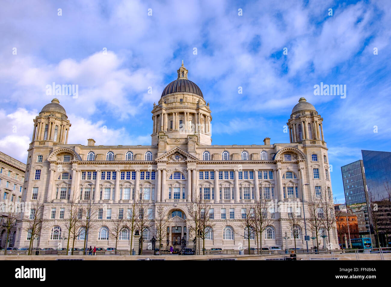 Port of Liverpool Building Stock Photo