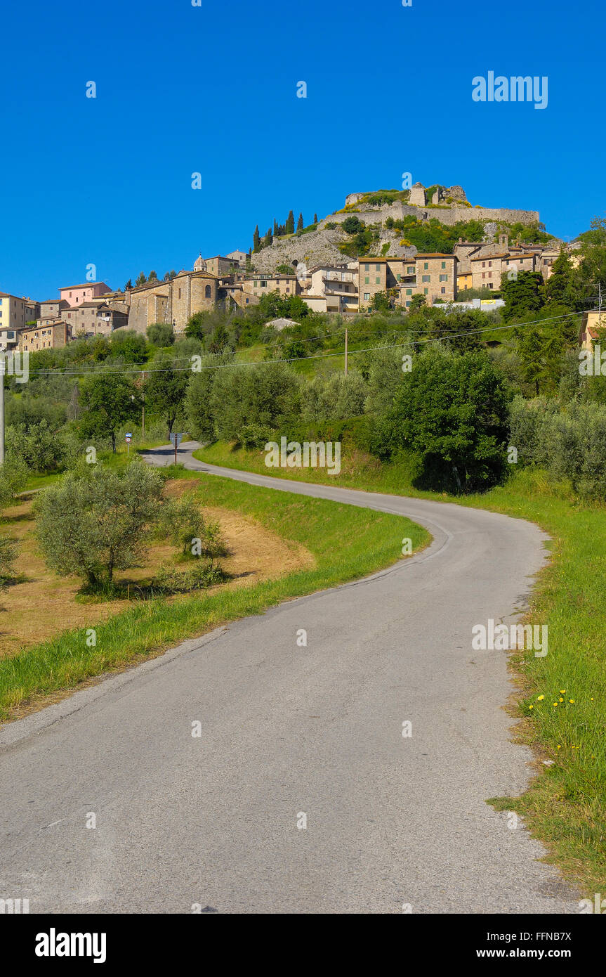 Castiglione d´Orcia, Val d'Orcia, Orcia Valley. UNESCO world heritage ...