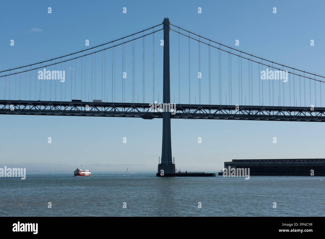 The Bay Bridge, San Francisco, California, USA Stock Photo