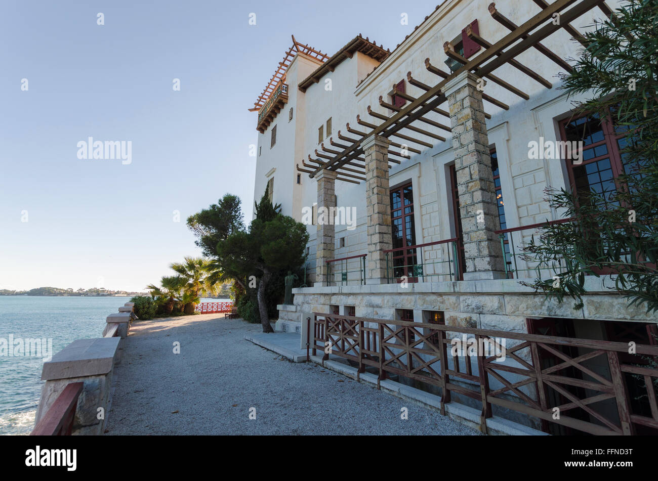 Villa Kerylos, touristic place, Greek Palace, Beaulieu sur Mer, French Riviera, PACA, Provence Villa Kerylos, touristic place, Greek Palace, Beaulieu sur Mer, French Riviera, PACA, Provence