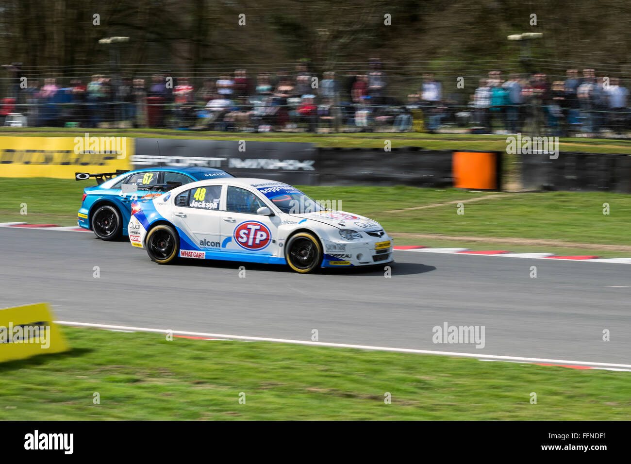 British Touring Car Championship Race March 2014 Stock Photo - Alamy