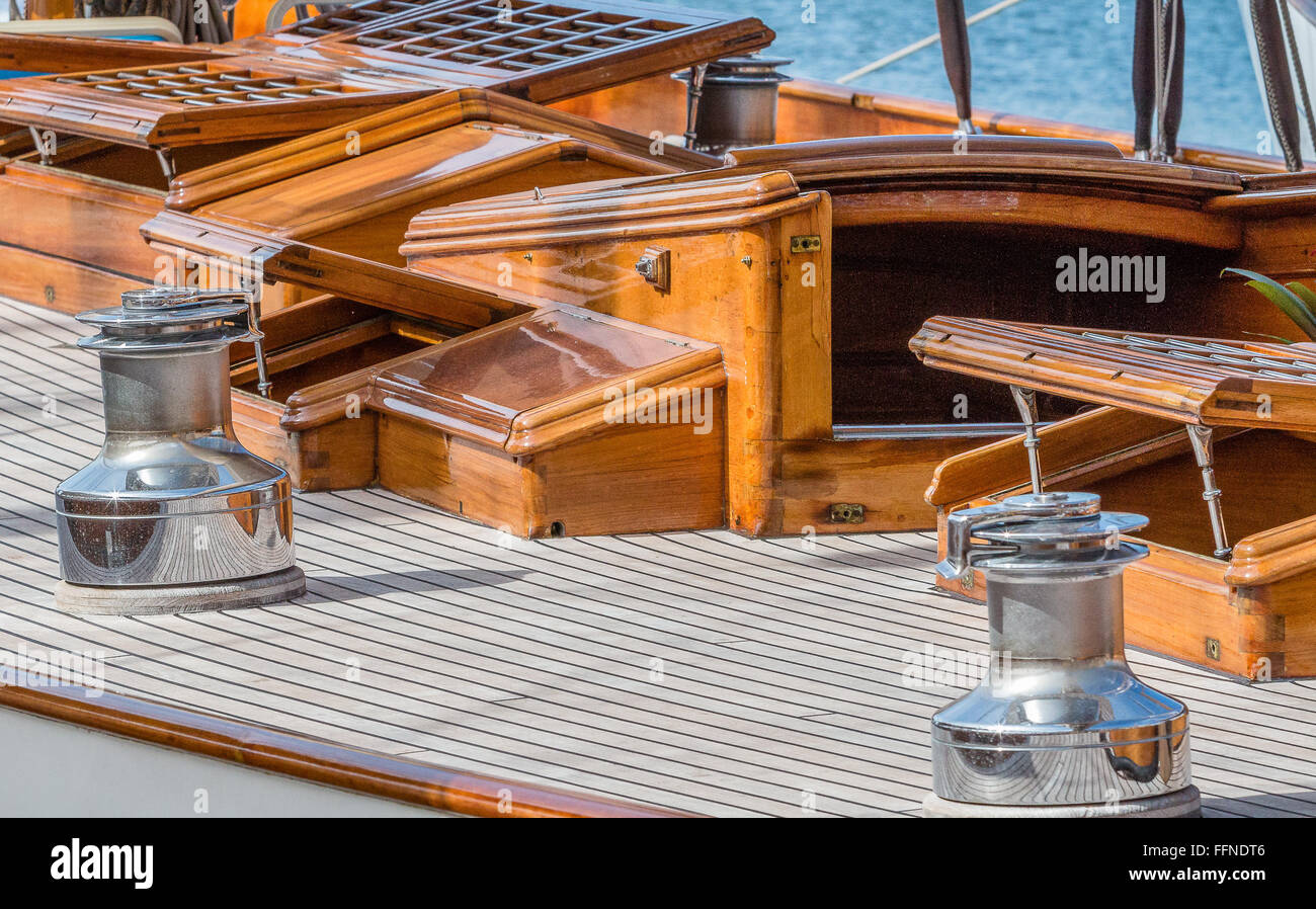 Classic yacht chandlery Stock Photo Alamy