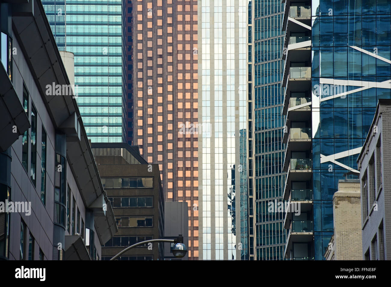 Office buildings in commerce district, Toronto, Canada Stock Photo Alamy