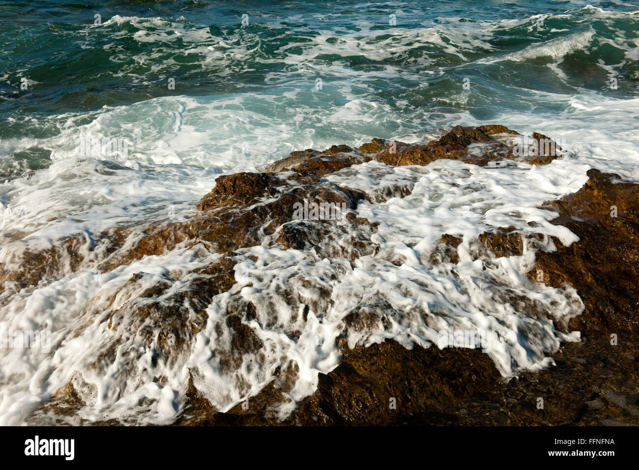 Griechenland, Kreta, Nordosten, Mohlos Küste Stock Photo