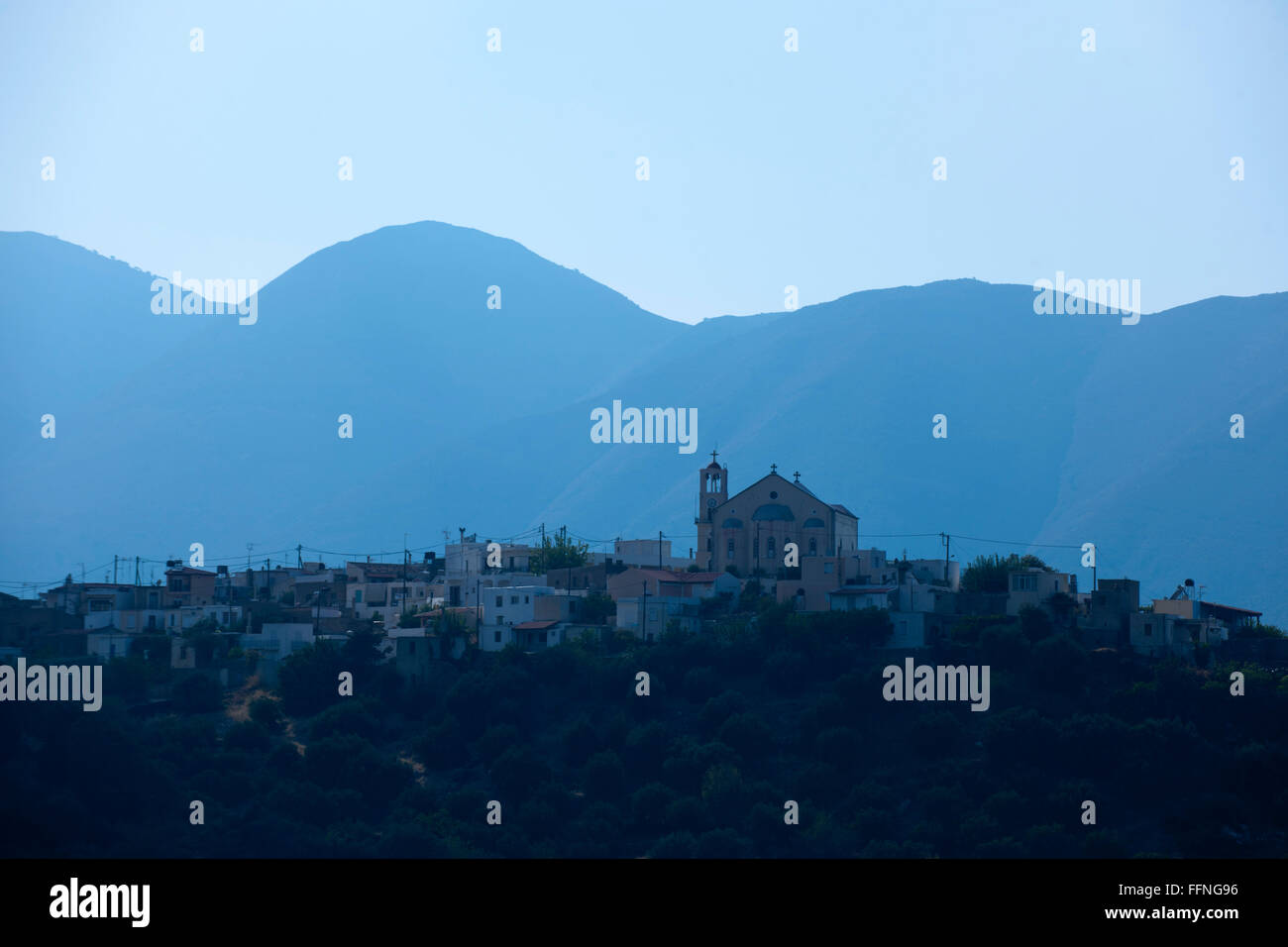 Griechenland, Kreta, Nordosten, Dorf Tourloti westlich von Sitia Stock Photo