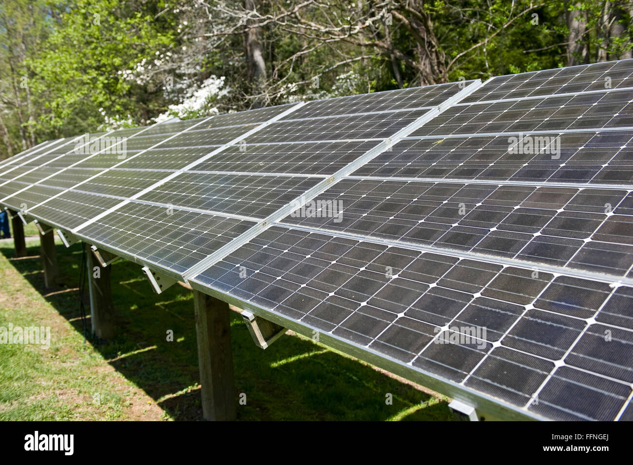 Solar Energy Panel Array Stock Photo - Alamy