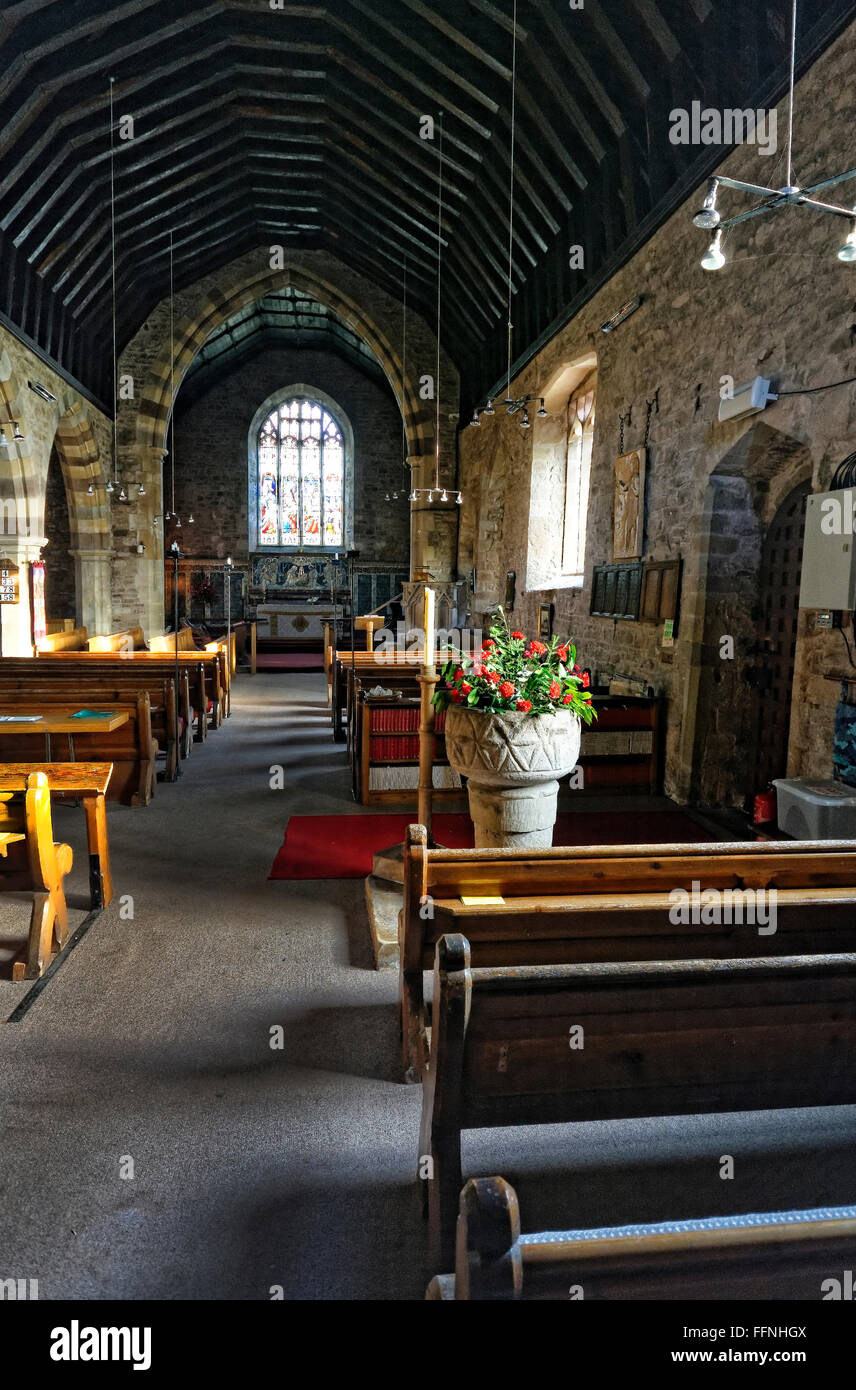 The church of St John the Baptist at Whitbourne is one of a group of
