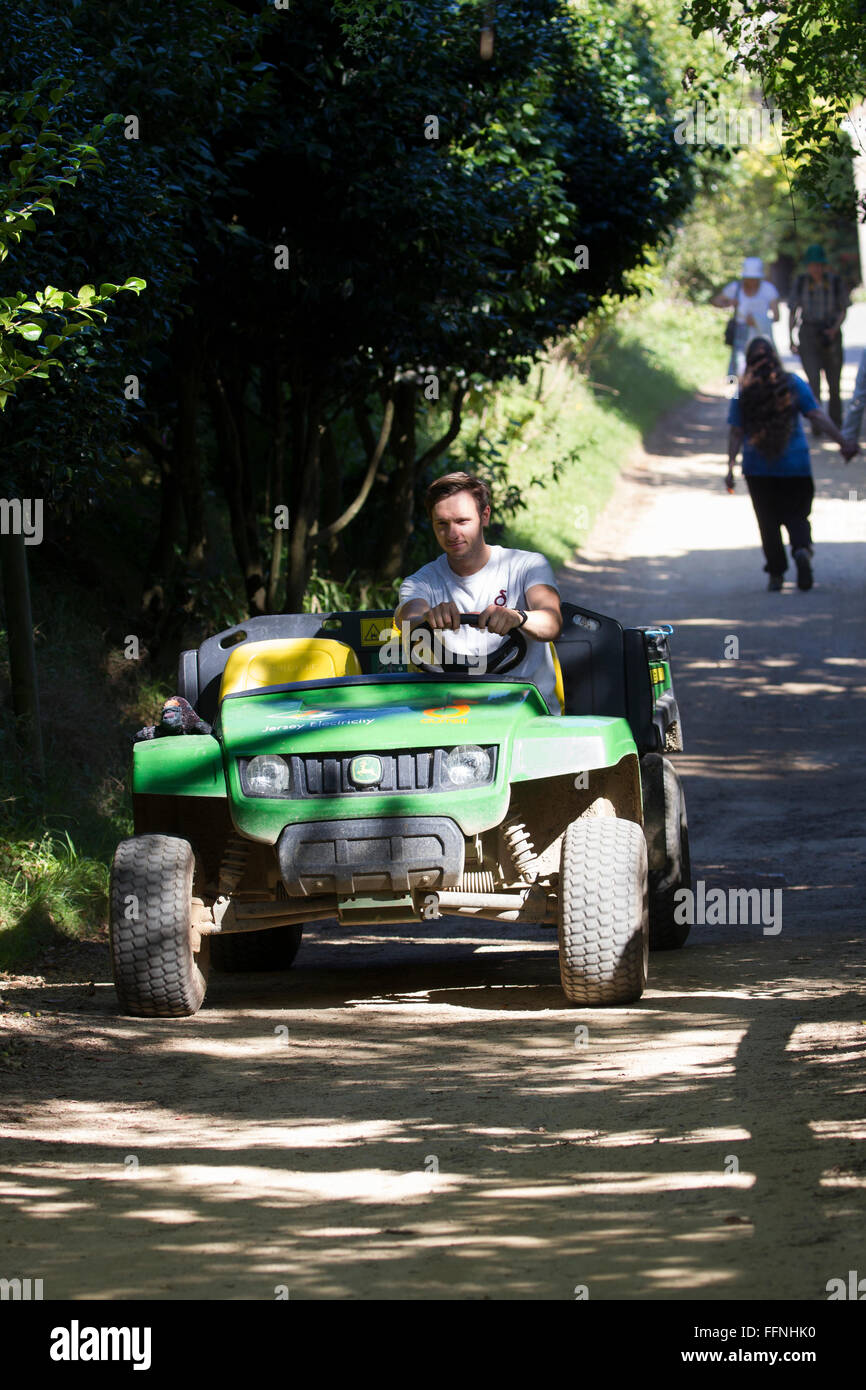 Durrell Wildlife Conservation Trust all electric maintenance vehicle
