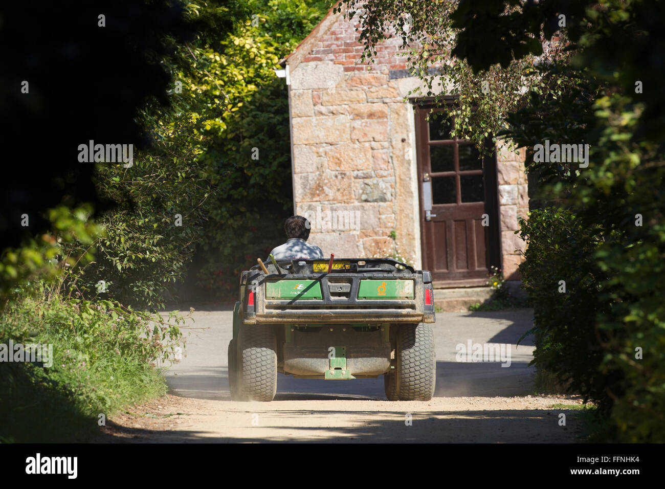 Durrell Wildlife Conservation Trust all electric maintenance vehicle