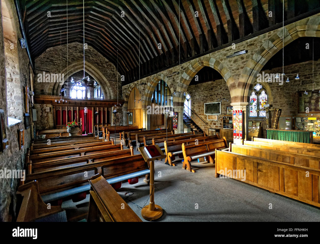 The church of St John the Baptist at Whitbourne is one of a group of