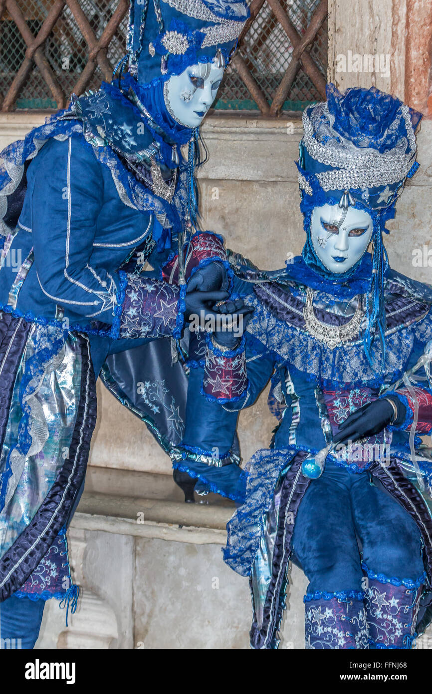 Blue and white costumes hi-res stock photography and images - Alamy