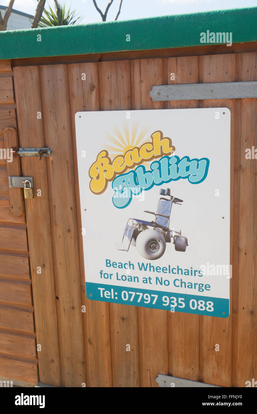 mobility scooter Beach Ability wheelchairs for loan at no charger at St