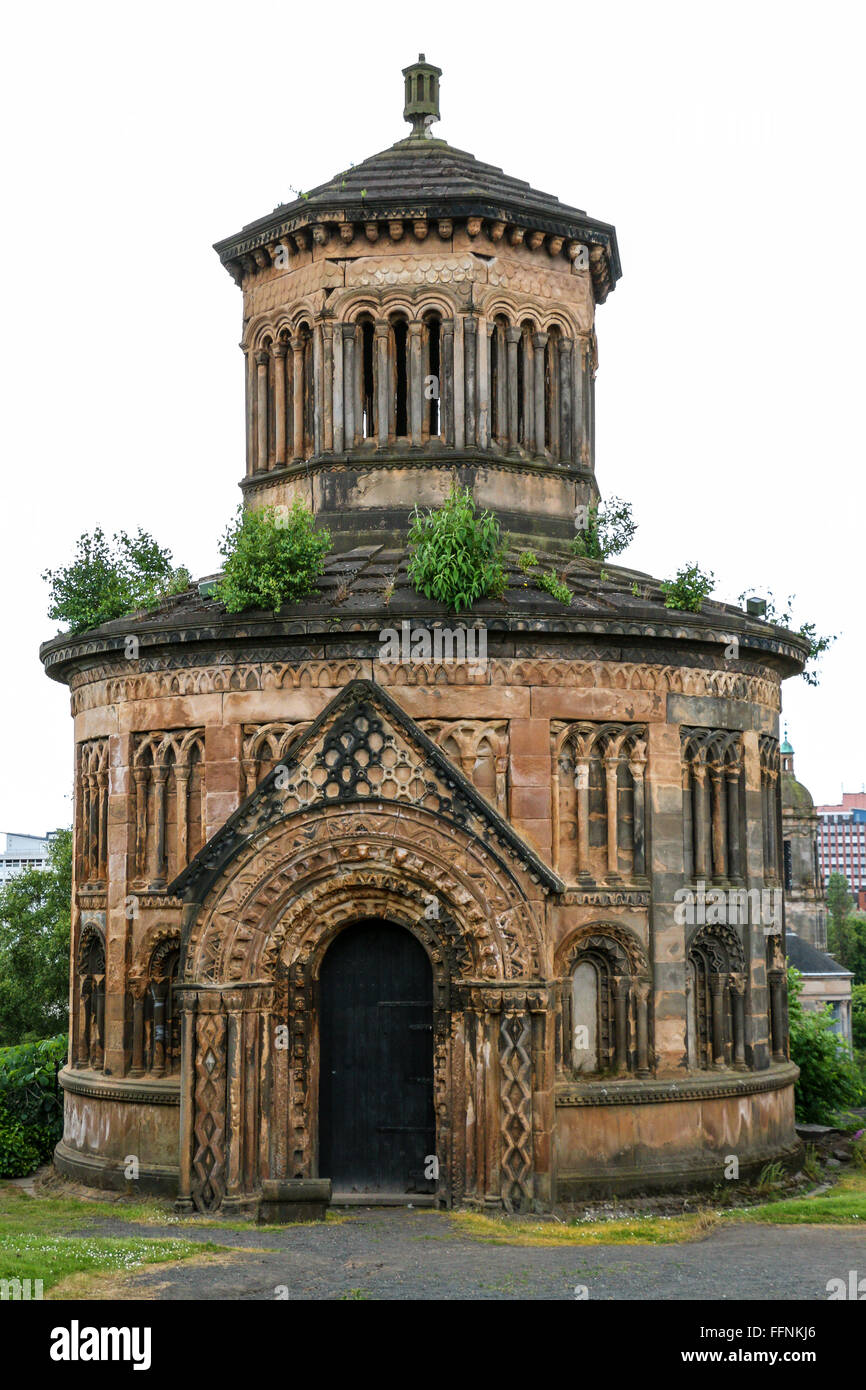 Tomb, Necropolis, cemetery of the Victorian elite, Glasgow, Scotland