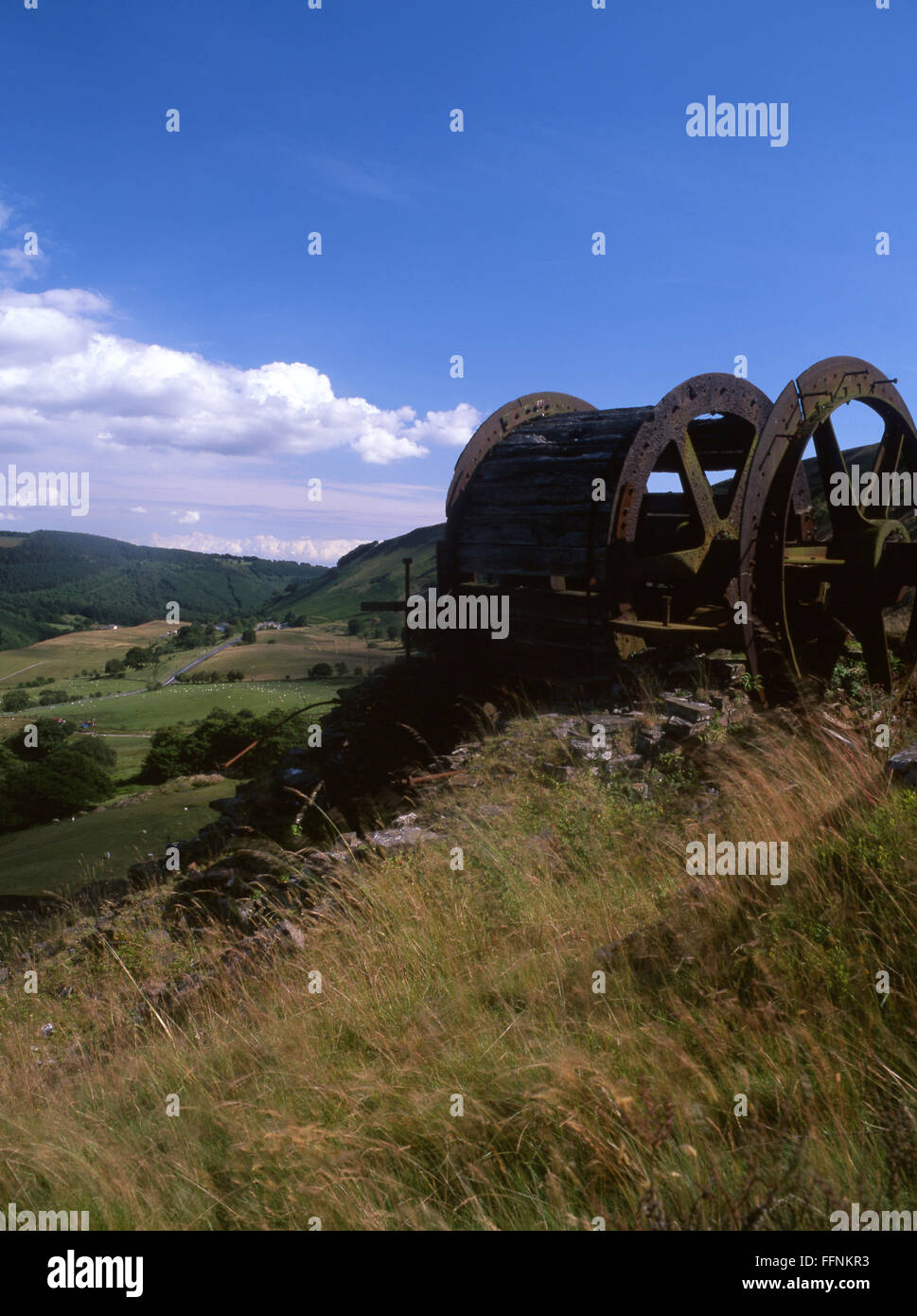 Bedwellty Pitts Incline Engine Near Tredegar Sirhowy Valley South Wales Valleys UK Stock Photo