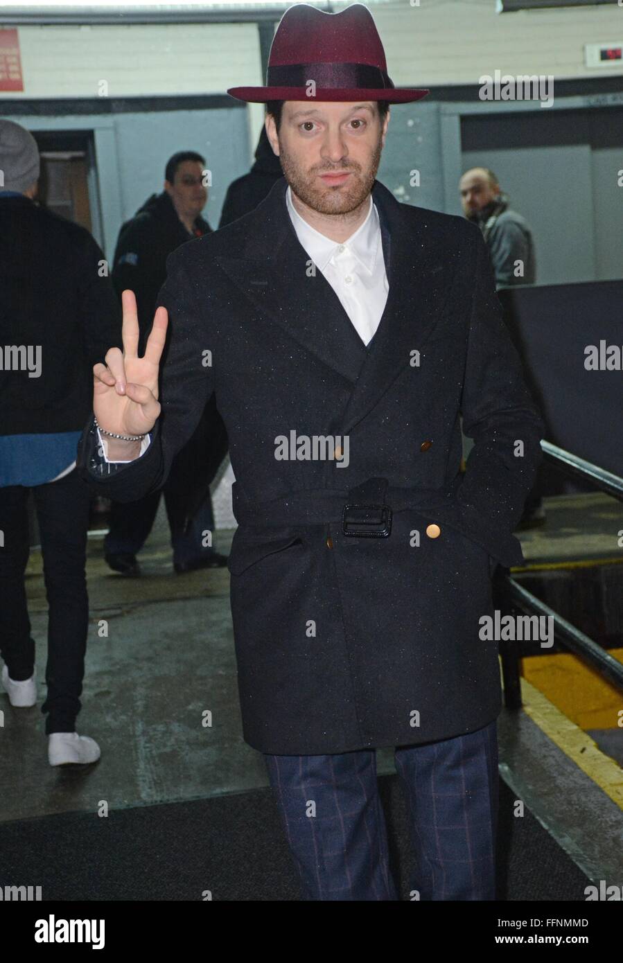New York, NY, USA. 16th Feb, 2016. Mayer Hawthorne out and about for Celebrity Candids - TUE, New York, NY February 16, 2016. © Derek Storm/Everett Collection/Alamy Live News Stock Photo