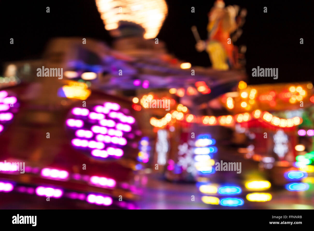 amusement park background Stock Photo