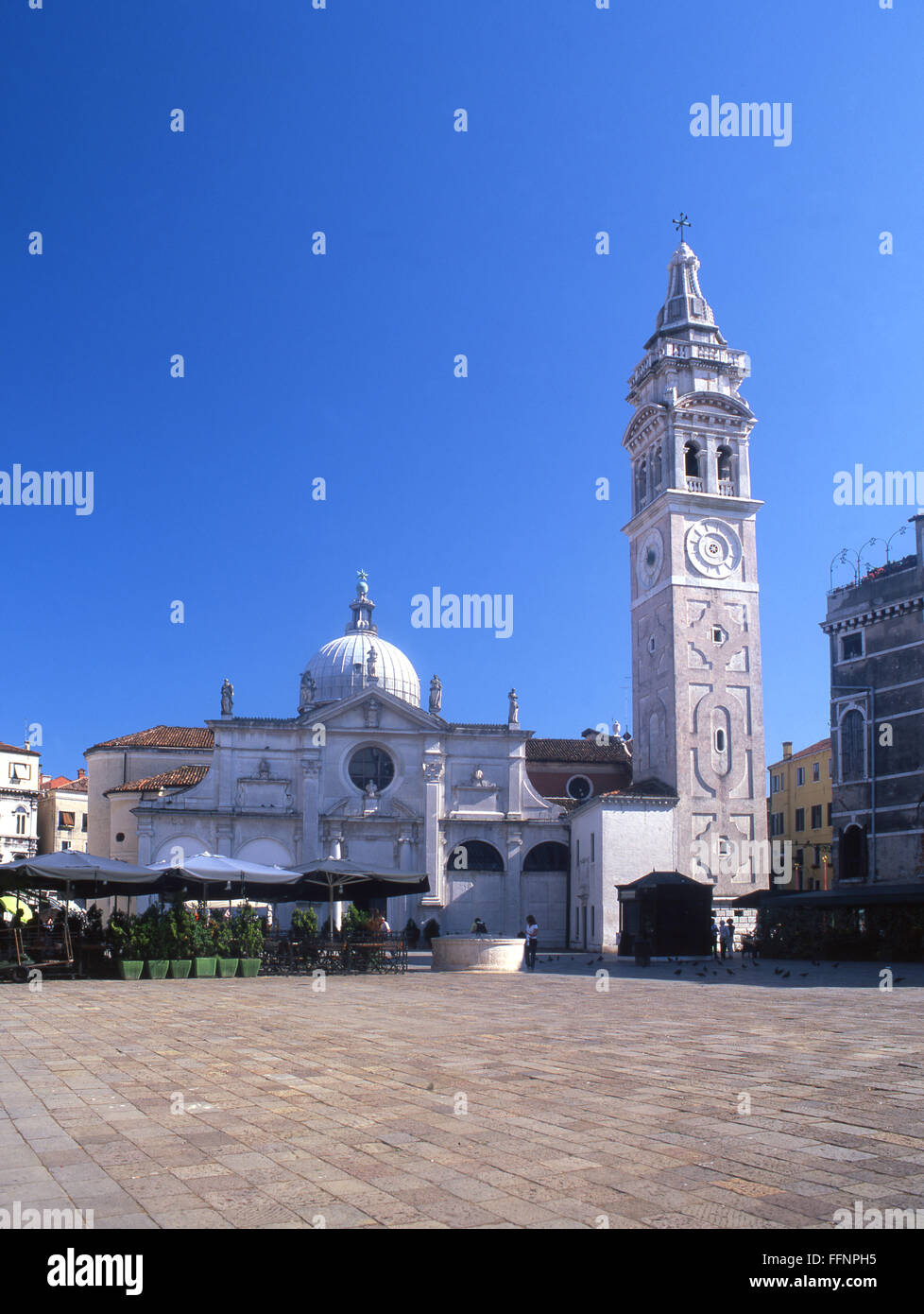 Church of Santa Maria Formosa and Campo Square of the same name Castello sestier Venice Veneto Italy Stock Photo