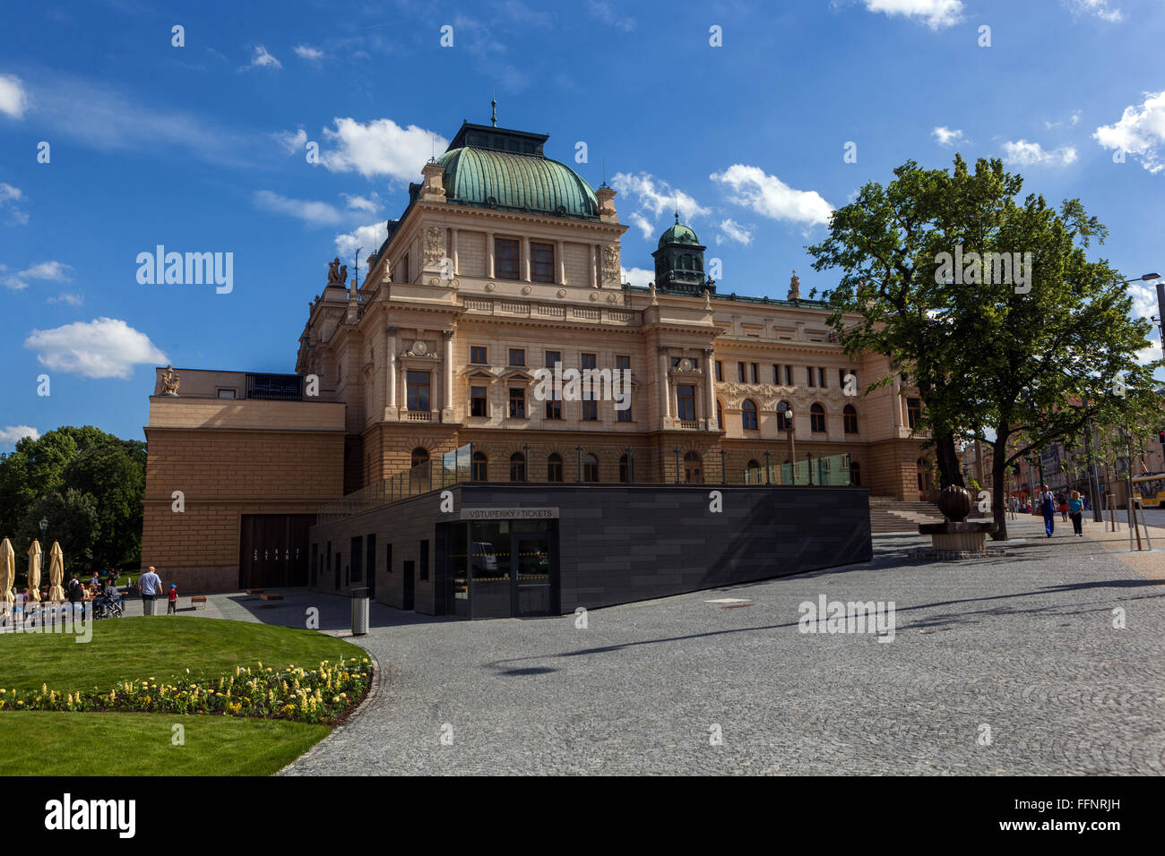 Josef Kajetan Tyl Theater (1902) Old town, Plzen Czech Republic, Europe Stock Photo