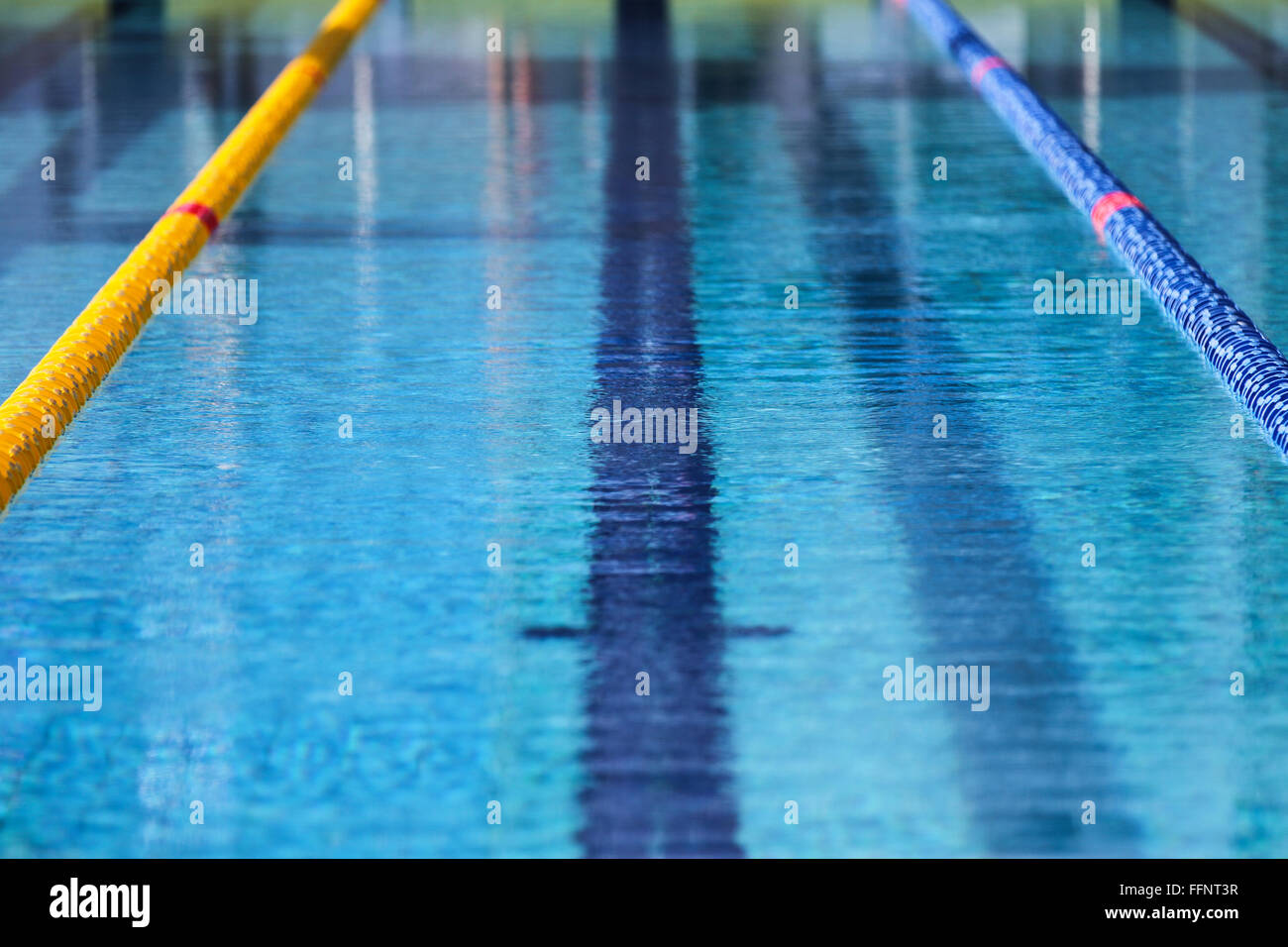 Surface Of An Outdoor Olympic Swimming Pool Surface Of An Outdoor Olympic Swimming Pool